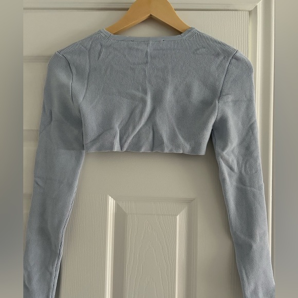 Light blue crop top - Picture 3 of 3